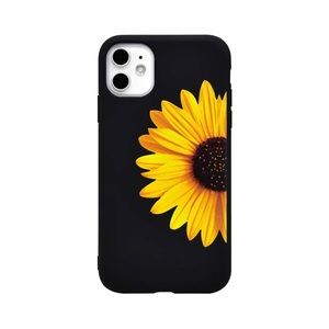 Black Sunflower Print iPhone 12 Pro Max Case🌻